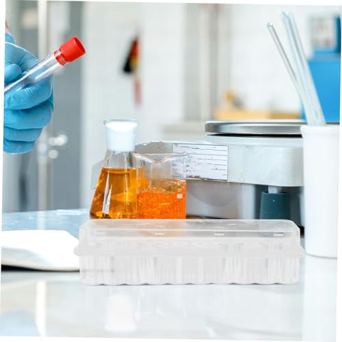 PP Vial Storage Box with Lid, 24 Compartments