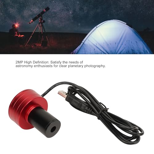 2 Million Pixel Astronomy Camera, 1920X1080 Electronic Eyepiece Camera, USB Port Telescope Camera for Stunning Digital Capture
