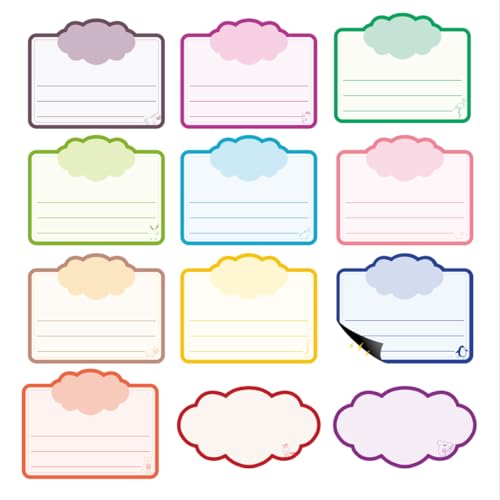 12 Pcs Large Magnetic Labels, Reusable Dry Erase Blank Magnets Write,Classroom Objectives Magnetic Sentence Strips Whiteboard Accessories， Learning Target Magnet for Teacher Organization