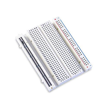 MCIGICM 16pcs Breadboard 400 Tie Point Solderless Prototype PCB Board