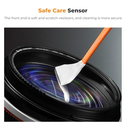 K&F CONCEPT 24mm Full Frame Sensor Cleaning Kit, with 20ML Sensor Cleaner - size: 24mm