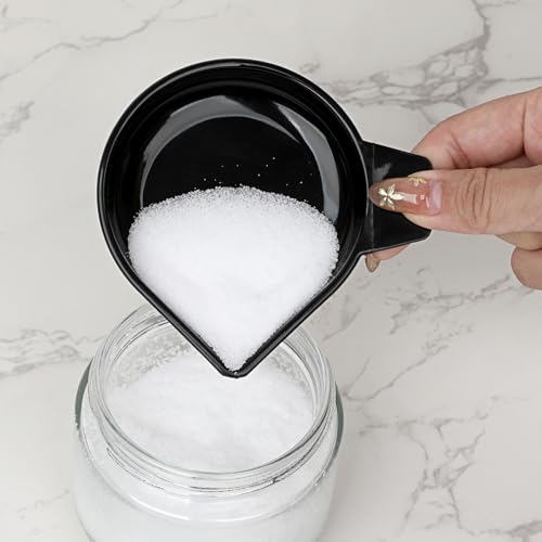 JUXYES 10PCS Digital Scale Pan Tray Plastic Weighing Powder Pan with Scoop