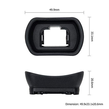 Kiwifotos FDA-EP18 Viewfinder Eyecup Eyepiece for Sony A7 A7II A7III A7R IV - size: Sony FDA-EP18 Replacement