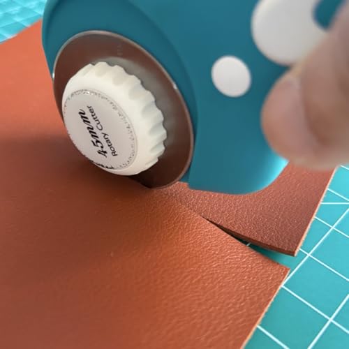 45mm Rotary Cutter Blades Fits Fiskars Olfa, Replacement Rotary Blade for Fabric, Quilting, Sewing and Arts & Crafts, Pack of 15 - size: 45mm