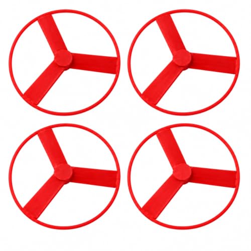 4-Pack Fans Compatible with Snap Circuits 6SCM1F M1 Motor - color: Red 4pk