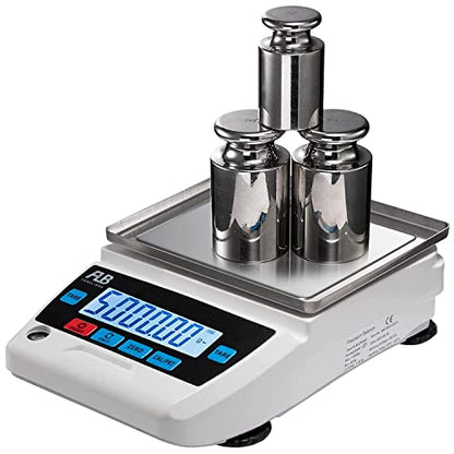 FLB Lab Scale Digital Precision Balance with DWT Unit 5000g x 0.01g - size: 5000gx0.01 (BATTERY NOT INCLUDED)