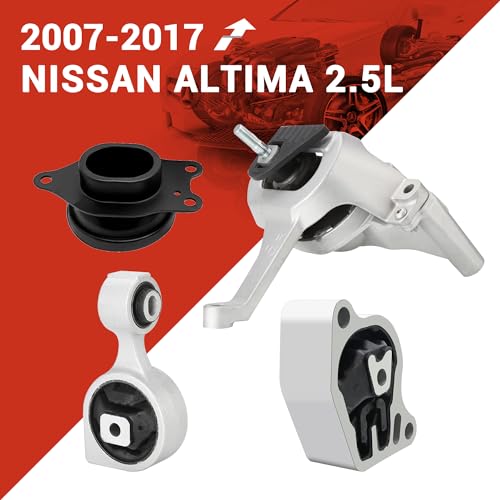 Engine Motor Mount Kit Compatible for Nissan Altima 2007-2017 2.5L - size: 2007-2017 Nissan Altima 2.5L