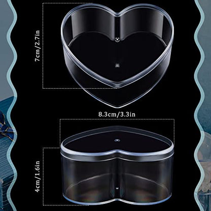 8 Pcs Clear Acrylic Box with Lid, 3.27 x 2.76 x 1.57 Inch, Classic Style - size: 3.27 x 2.76 x 1.57 Inch, style: Classic style