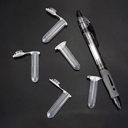 2ml Microcentrifuge Tubes 100pcs, EO Sterilized Plastic Small Vials with Caps for Sample Storage Without Leakage(100) - size: Sterile 2ml 100pcs