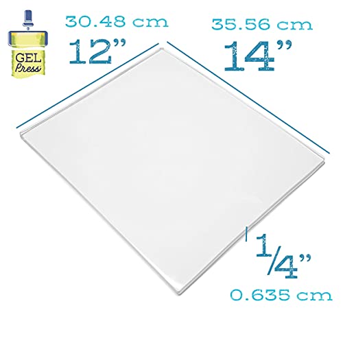 Gel Press Gelli Printing Plate - (Size: 12" X 14") - 10804 - size: 12"x14"