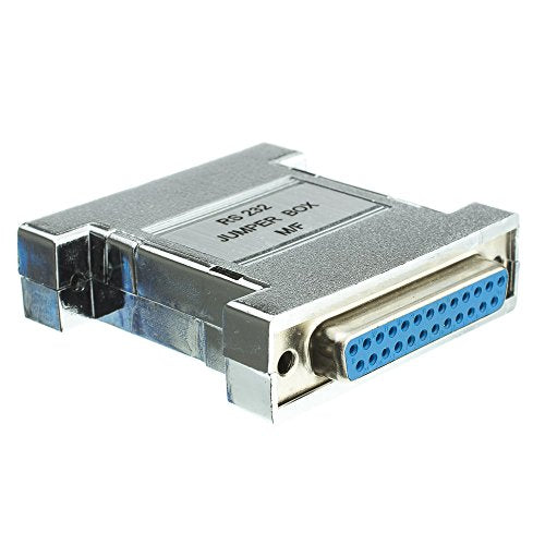 CableWholesale RS-232 Jumper Box, DB25 Male to DB25 Female