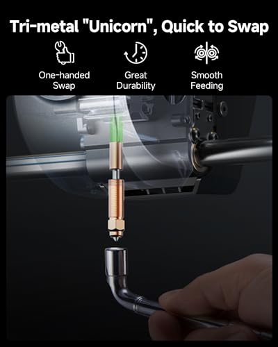 Creality Official K1C/K1 SE/K2 SE Nozzle, Unicorn Quick-Swap 0.4mm, 0.6mm, 0.8mm 4PCS Nozzle Kit, Copper Alloy and Hardened Steel 3D Printer Nozzle for K1C, K1SE, K2 SE, Ender 3 V3 SE, Ender 3 V3 Plus - style: 4PCS 0.4/0.6/0.8mm
