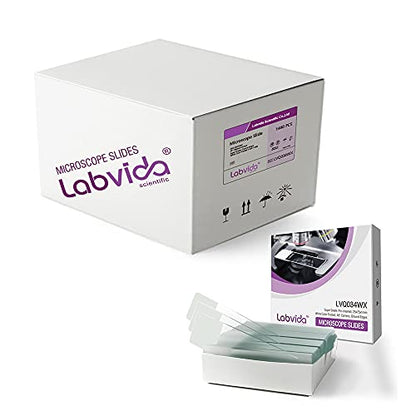 72pcs x 20 Boxes Frosted Microscope Slides, Dim.75mmx25mm, LVQ034WX - color: 1440pcs,White Color Frosted Slides