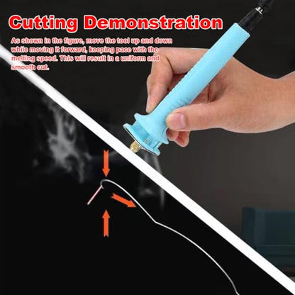 Foam Cutter Electric Hot Wire Cutter Pen 10CM Foam Board Cutting with Stand 18W Hot Knife Styrofoam Cutting Pen with Adaptor Foam Cutting Tool for White Safe Styrofoam,Arts,Handcraft