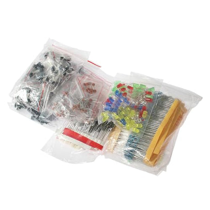 1490 Pcs Electronic Component Kit Assortment Box for DIY Project