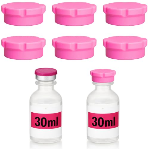 5ml 10ml 30ml Glass Vial Caps, Peptide Vial Caps (6Pcs / 1Colors) - color: 6Pcs/1Color