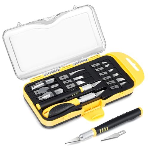 Exacto Knife Set, Precision Craft Hobby Knife Kit, 16 PCS knife set