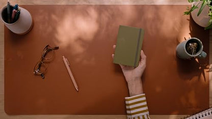 Anecdote Journal Notebook (5.5"x3.5" Pocket Size) 192 Lined Pages Hardcover - color: Olive Green, size: 5.5" x 3.5"