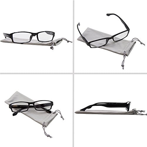 TruVision Readers OTC Reading Glasses for Men and Women, 9501HP - 2 Pack - color: 01hp-2-blue