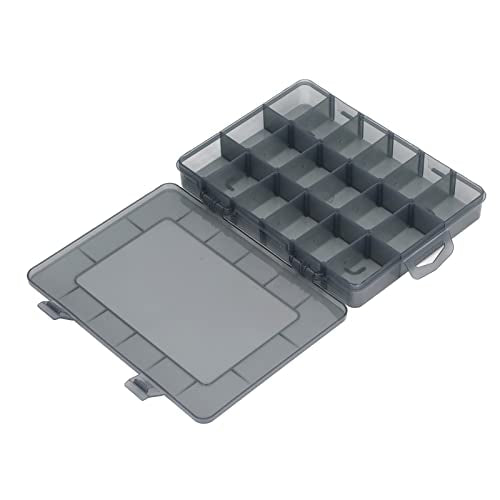Small Parts Organizer 18 Grids Transparent
