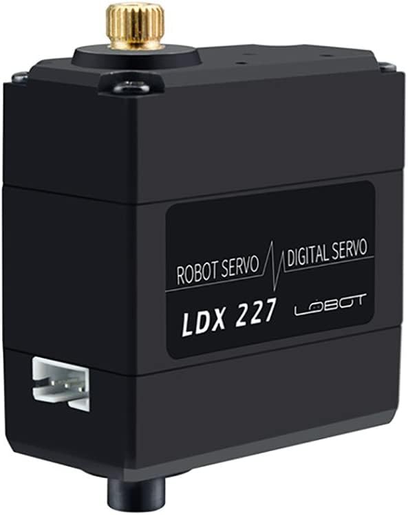 LewanSoul LDX-227 Full Metal Gear Standard Digital Servo with 17kg High Torque Dual Ball Bearing for Robot(Control Angle 270) - size: Control Angle 270°