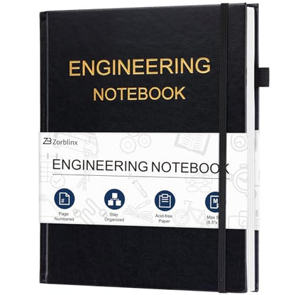 Engineering Notebook, Professional Engineering Paper Notebooks for Work