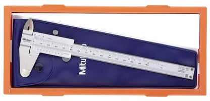 Mitutoyo 530-104 Vernier Caliper, 0.05mm-1/128" Graduation, 0-150mm/0-6" Range, +/- 0.05mm Accuracy
