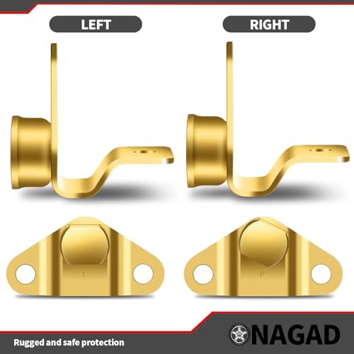 Tailgate Hinge Kit for 1999-2007 Chevy Silverado GMC Sierra 1500 2500 3500 - color: Gold