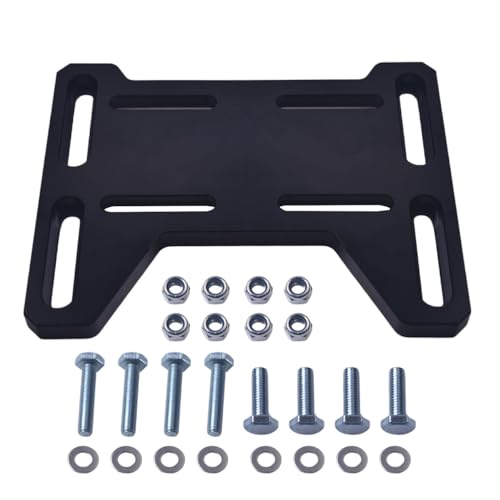 Torque Converter Adjustable Motor Mounting Adapter Plate for Predator 212cc - size: Adapter Plate + Adjustable Motor Plate