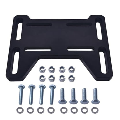 Torque Converter Adjustable Motor Mounting Adapter Plate for Predator 212cc - size: Adapter Plate + Adjustable Motor Plate