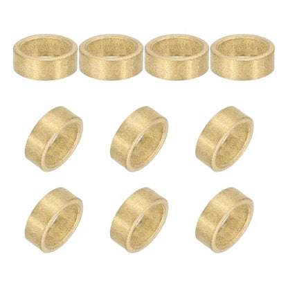 uxcell 50Pcs Sleeve Bearings, 6mm Bore x 8mm OD x 3mm Length, Self-Lubricating Sintered Bronze Bushings - size: 6mm Bore x 8mm OD x 3mm Length