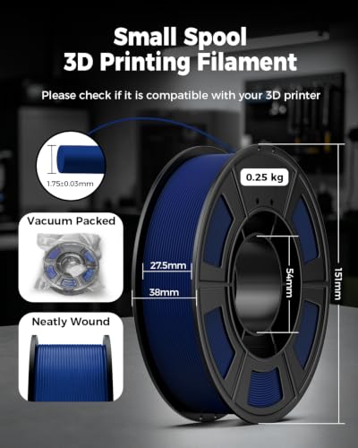 UJOY3D 16 Color Pack PETG Filament Bundle, Multicolor Strong PETG 3D Printer Filament 1.75mm, Individually Vacuum Packed, 0.25kg per Spool, 16 Pack, Total 4kg - color: Petg 0.25kg Bundle-16 Colors