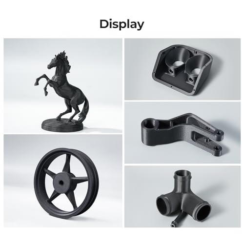 Creality PPA-CF 1.75mm Filament, 15% Carbon Fiber, Black, 1-Pack, 1KG - color: Ppa-cf-black, size: 1kg