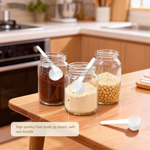 Twdrer 40-Piece 15ml Measuring Spoons, Long Handle, Disposable Plastic