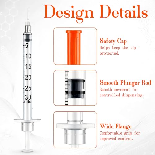 100 Count 0.3ml Measuring Supply, 30𝐆 x 1/2" (13mm)