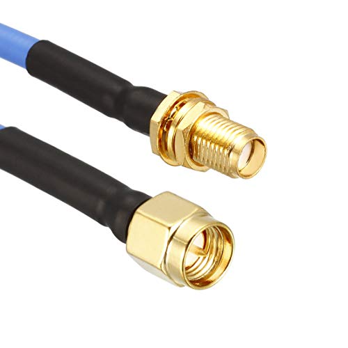 uxcell SMA Extension Cable SMA Male to SMA Female RF Coax Cable RG402 0.1M/0.33Ft
