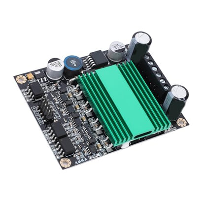 Jectse DC Motor Driver Module, 100A Dual Channel H Bridge Optocoupler Isolation with Heat Sink, for DIY Robot High Power Applications