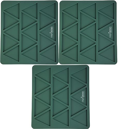 3 Triangle Chip Silicone Sheet Mold Compatible With Cosori Dehydrator Bright Kitchen Re-Usable Non-Stick Mat - size: Triangle Chips 3 Sheets