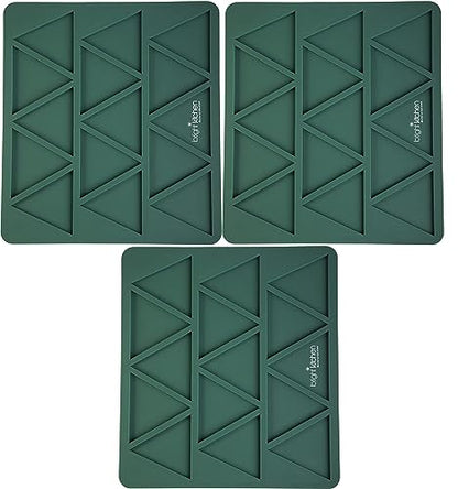 3 Triangle Chip Silicone Sheet Mold Compatible With Cosori Dehydrator Bright Kitchen Re-Usable Non-Stick Mat - size: Triangle Chips 3 Sheets