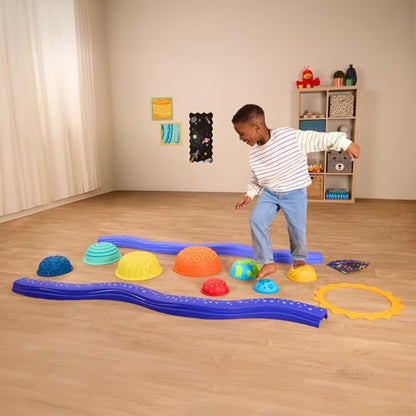Balance Beam for Kids - Interlocking Balancing Beams - sensory pods - Active Play for Toddlers, Kids - 3 Years +