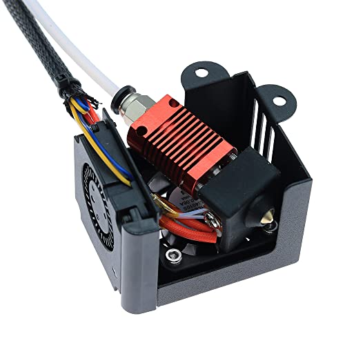 Ender 5 Hotend Assembled Kit Full Assembled Extruder Cooling Fan Kit Aluminum Heat Block with 1PC Silicone Cover,5PCS 0.4mm Nozzles for Ender 5 Ender-5 Pro 3D Printer - style: Ender-5/Ender-5 Pro