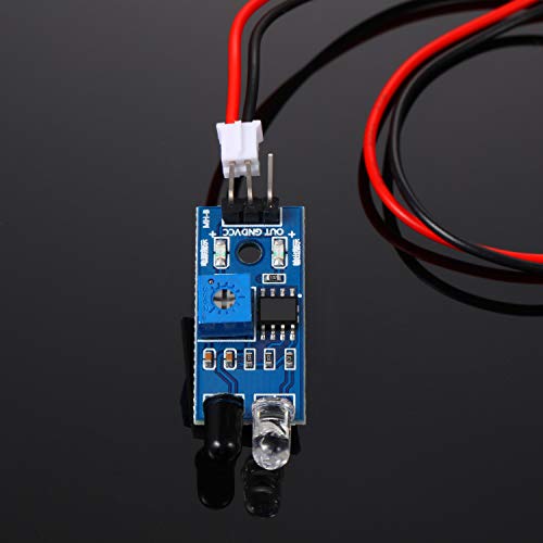 Frienda 20 Pieces IR Infrared Obstacle Avoidance Sensor Module 3-Wire Reflective Photoelectric Sensor Module Compatible with Arduino/Raspberry Pi 3/Smart Car Robot