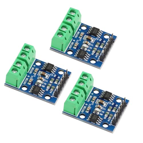 3PCS L9110S DC Motor Drive Module Stepper Motor Drive Controller Board 2.5-12V H-Bridge Can Drive Dual DC Motor at The Same time or 4 Wire 2 Phase Stepper Motor
