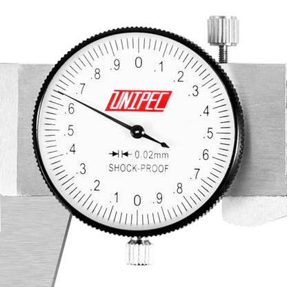 150mm Dial Caliper, Stainless Steel Metric Measuring Tool - size: 0-150mm