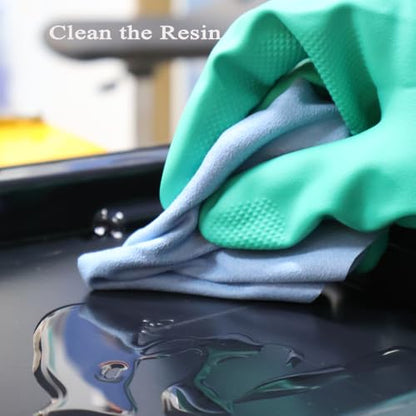 30 Piece Resin Cleaning Kit Includes 3D Model Polishing Tools, Funnel, Gloves, Silicone Mat, Multi-Function Water Bottle, Scrapers, Cleaning Cloths and Tweezers for Post-Processing and Maintenance - style: Type 4