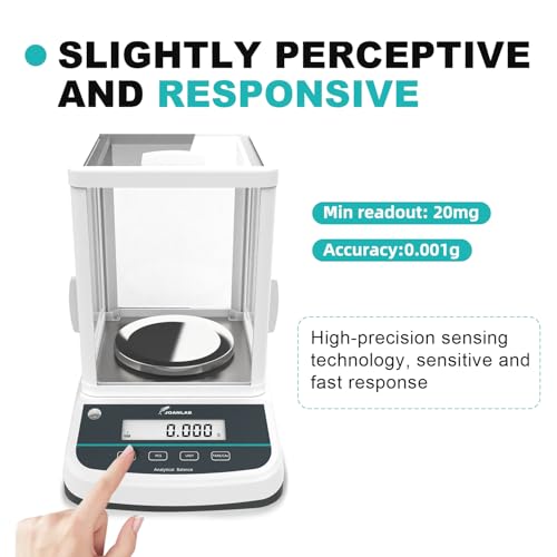 JOANLAB FA2003S Analytical Balance, 200g x 1mg Ext Calibration - size: 200