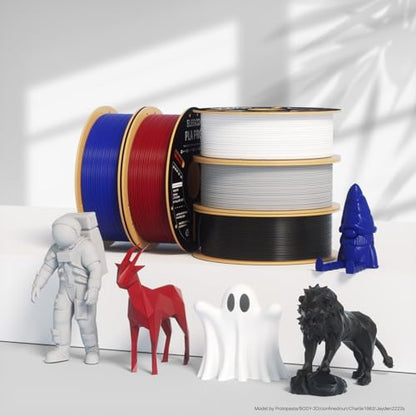ELEGOO PLA 3D Printer Filament 1.75mm Burgundy Red 1KG - color: 01-burgundy Red, size: 1kg