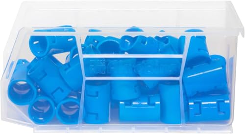 Akro-Mils 30230 AkroBins Plastic Storage Bins, 11"x5"x5", Clear, 12-Pack - color: Clear