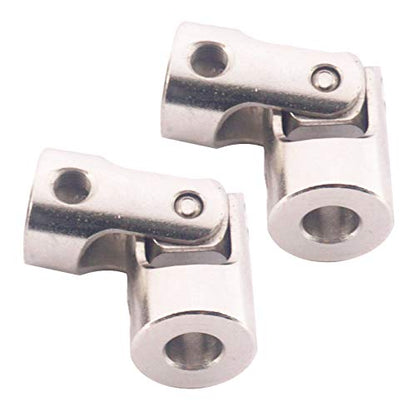 5Pack Vgoohobby Universal Rotatable Steering Shaft U Joint Coupling Motor Connector Coupler for RC Car Robot Crawler Boat (3mm to 3mm)
