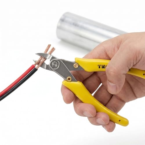 6 Inch Ultra-Sharp Flush Cutters - Stainless Steel Wire Cutter, Heavy Duty Precision Side Cutting Pliers for Gundam Models, Jewelry Making, Crafts & Electronics